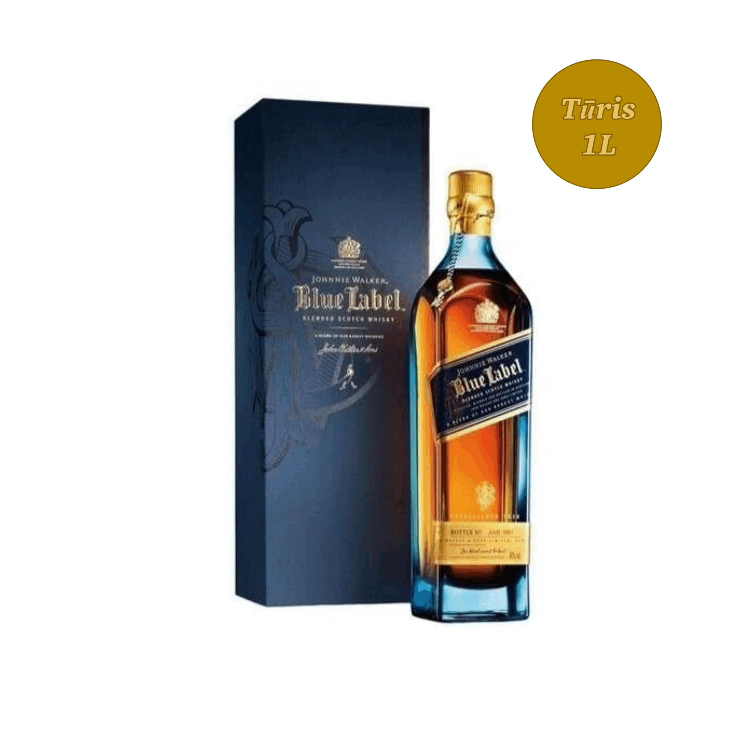 Viskis Johnnie Walker Blue Label Blended Scotch Whisky 1L