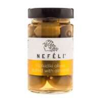 Nefeli Halkidiki žaliosios alyvuogės įdarytos migdolais