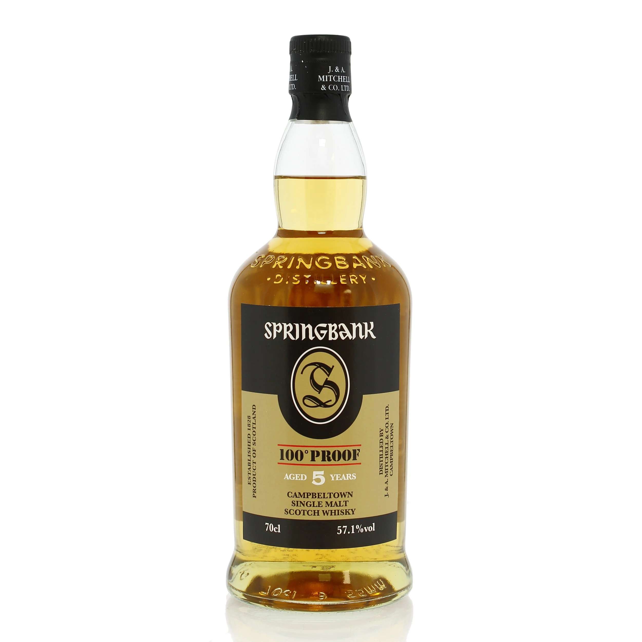 Viskis Springbank 100° Proof 5 Years Old Campbeltown Single Malt Scotch Whisky